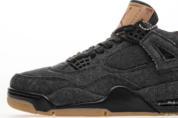 Black Air Jordan Denim AO2571-001 4 Levi's 0312